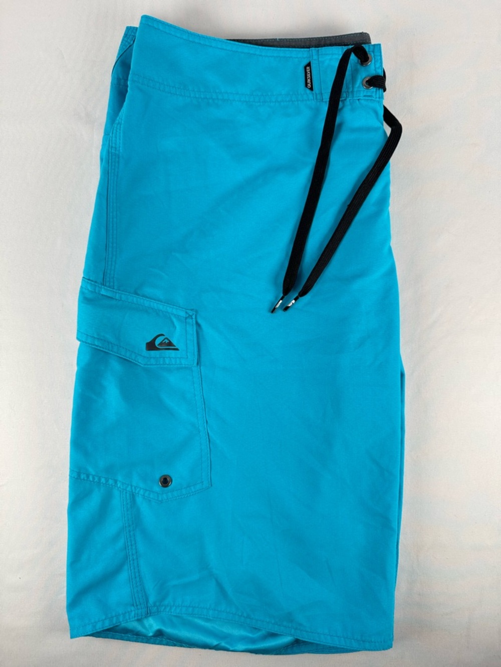 Quiksilver Men’s Bright Turquoise Blue Swim Trunks | size 36 - Picture 4 of 7